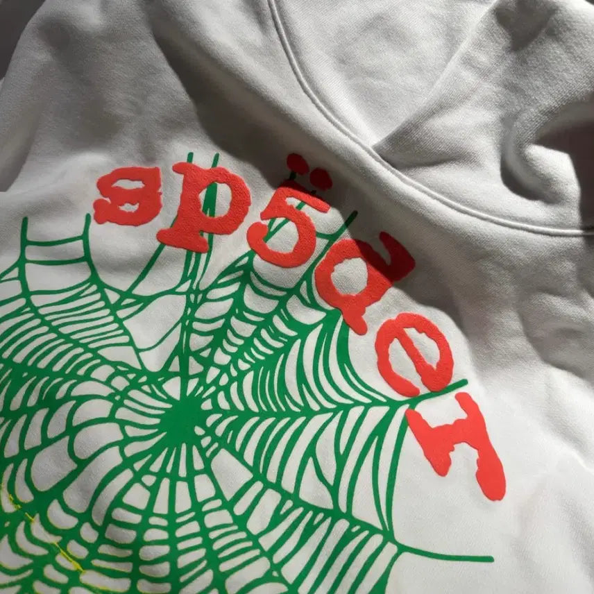 [BUNJANG] Sp5der OG Web V2 Gradient Hoodie / sp5der 스파이더 후드티 OG WEB V2 GRADIENT