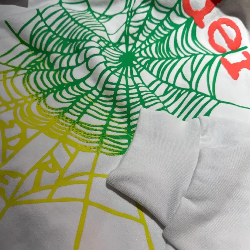 [BUNJANG] Sp5der OG Web V2 Gradient Hoodie / sp5der 스파이더 후드티 OG WEB V2 GRADIENT