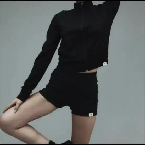 [SOLD OUT] 글로니 클래식 립 쇼츠 rib shorts 블랙 s