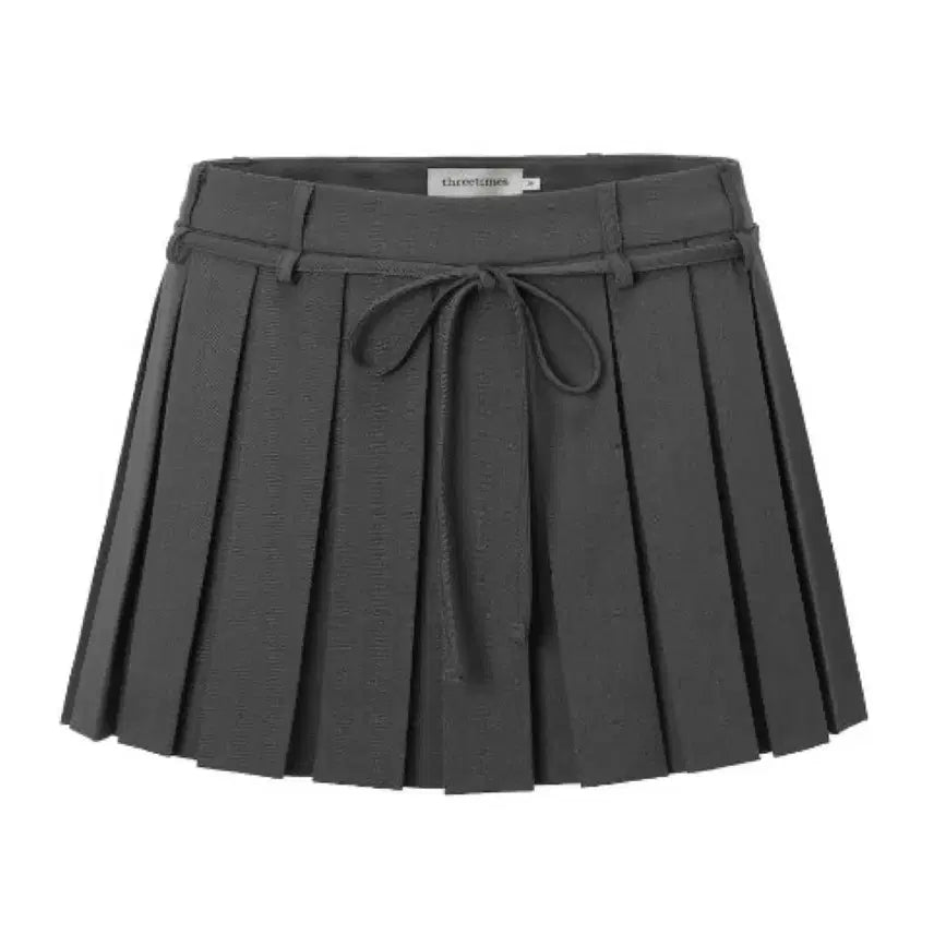 [BUNJANG] 3 TIMES Cheerleader Skirt Gray S / 쓰리타임즈 치어리 스커트 그레이 s