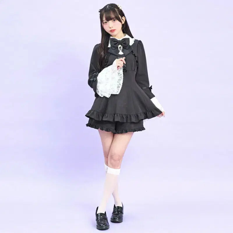 [BUNJANG] Secret Honey Tiered Bell Sleeve Set / 시크릿허니 티어드 벨 소매 셋업