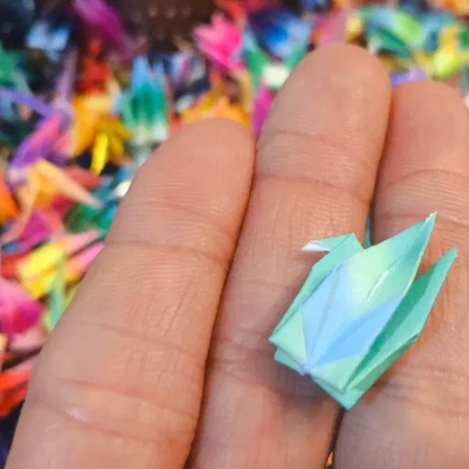 [BUNJANG] Origami Crane & Heart Box / 종이학 + 하트 상자