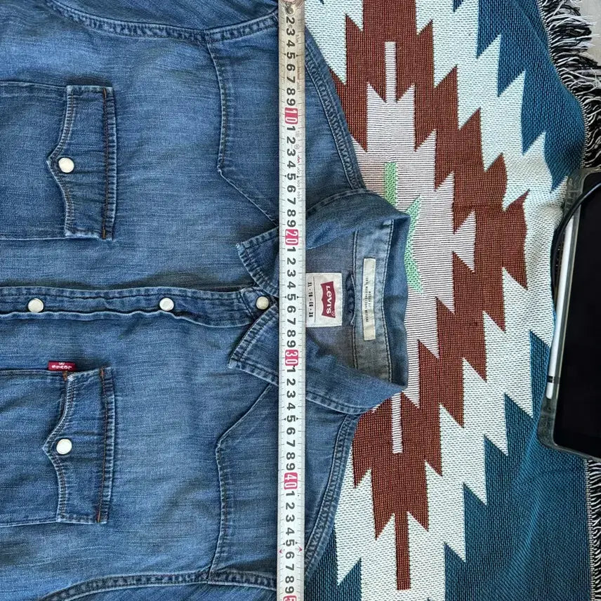 [BUNJANG] Levi's Western Denim Shirt XL / 리바이스 웨스턴 데님 셔츠 XL