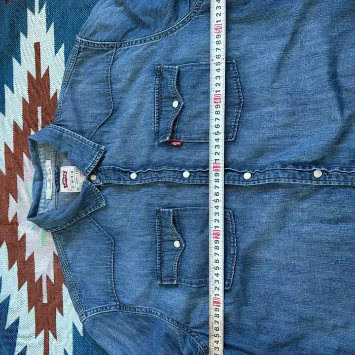 [BUNJANG] Levi's Western Denim Shirt XL / 리바이스 웨스턴 데님 셔츠 XL