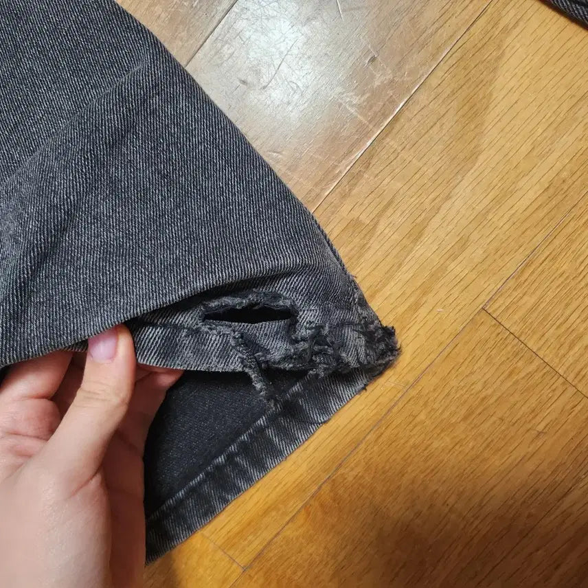 [BUNJANG] Pintuck Denim Pants / 에이블리 핀턱 데님 팬츠 청바지