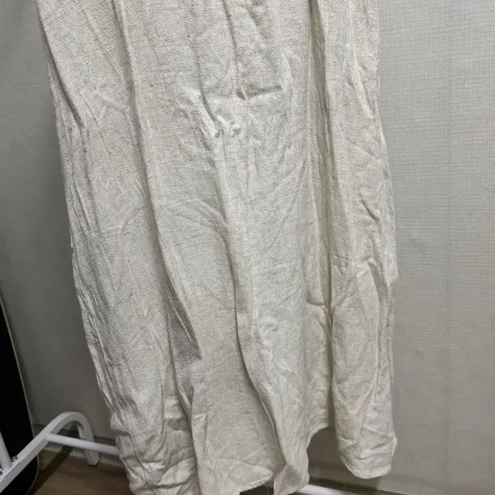 [BUNJANG] Linen Bustier Long Dress Ivory / 새상품 린넨 뷔스티에 롱 원피스 아이보리