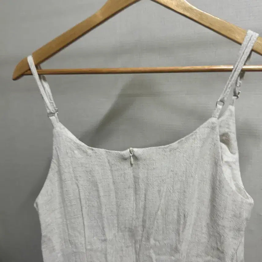 [BUNJANG] Linen Bustier Long Dress Ivory / 새상품 린넨 뷔스티에 롱 원피스 아이보리