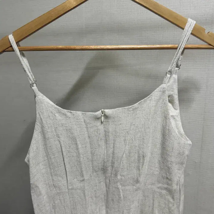 [BUNJANG] Linen Bustier Long Dress Ivory / 새상품 린넨 뷔스티에 롱 원피스 아이보리