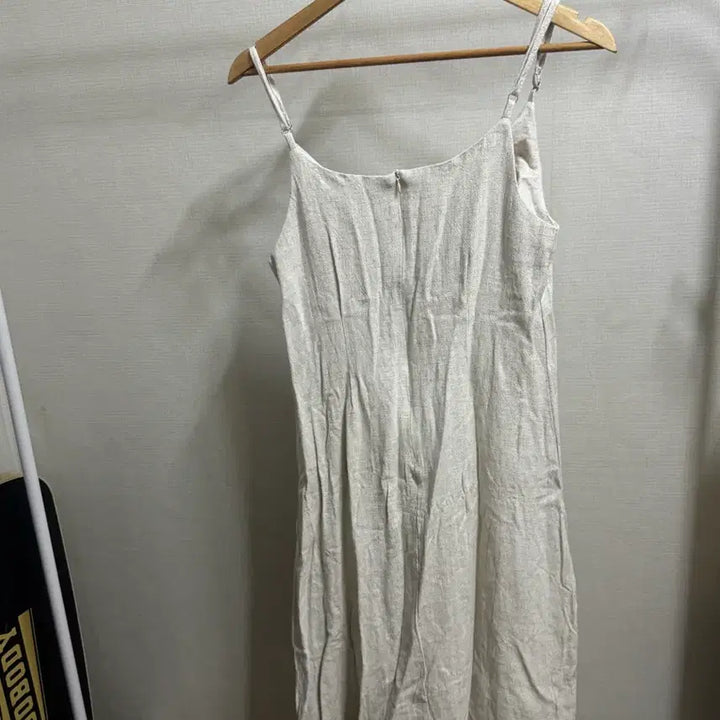 [BUNJANG] Linen Bustier Long Dress Ivory / 새상품 린넨 뷔스티에 롱 원피스 아이보리