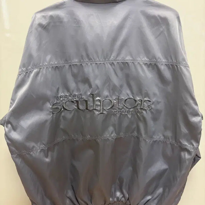 [BUNJANG] Sculptor Stitch Silver Windbreaker L / 스컬프터 스티치 실버 윈드브레이커 L