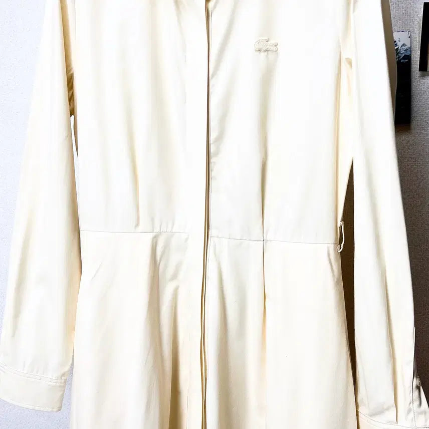 [BUNJANG] Lacoste Pleated Shirt Dress / 라코스테 플리츠 셔츠 원피스 36 95