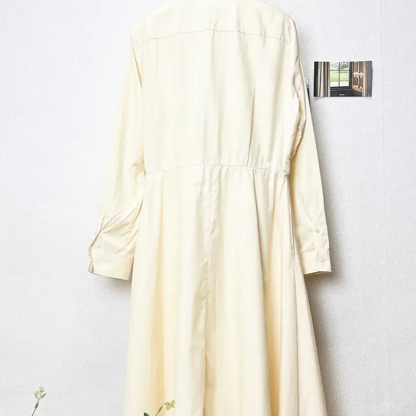 [BUNJANG] Lacoste Pleated Shirt Dress / 라코스테 플리츠 셔츠 원피스 36 95