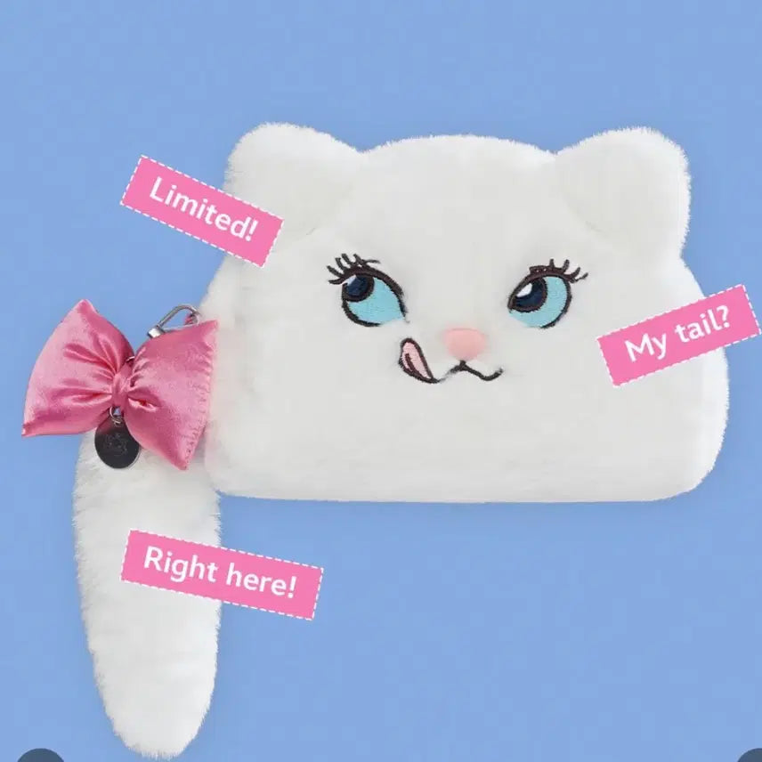 [BUNJANG] IVE Wonyoung HAFF क्रिस्टिन Marie Pouch & Tail Keyring / [장원영 콜라보 + 한정판] 하파크리스틴 마리 파우치&꼬리