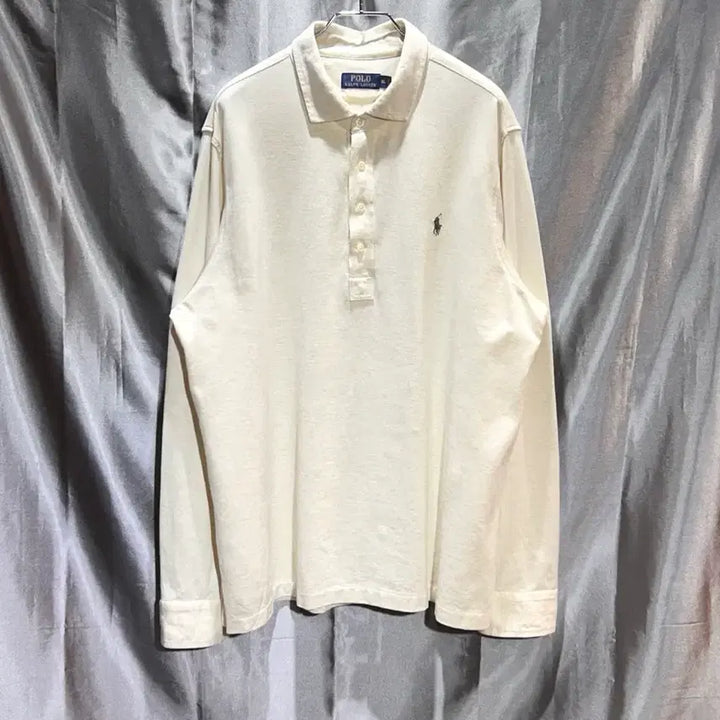 [BUNJANG] Polo Ralph Lauren Oatmeal Collar Long Sleeve XL / XL 폴로랄프로렌 오트밀 카라 롱슬리브
