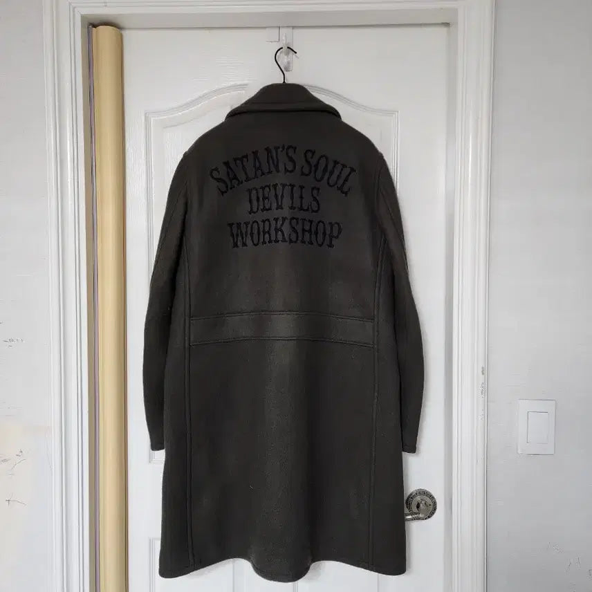 [BUNJANG] Wacko Maria Double Breasted Coat / 와코마리아 더블브레스티드 코트