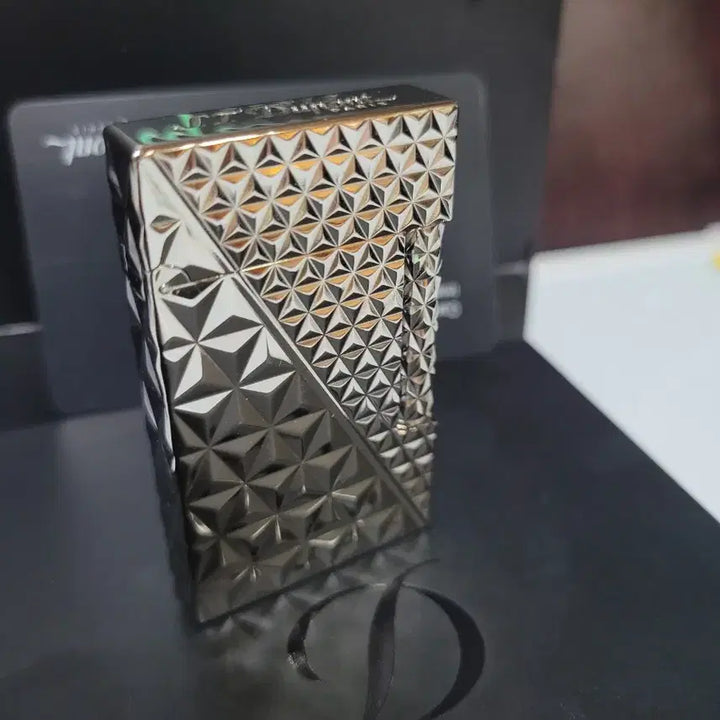 [BUNJANG] Dupont Lighter Line 2 CA16253 Diamond Head / [새상품급] 듀퐁라이터 라인2 신형 ca16253 다이아몬드 헤드 쌍불