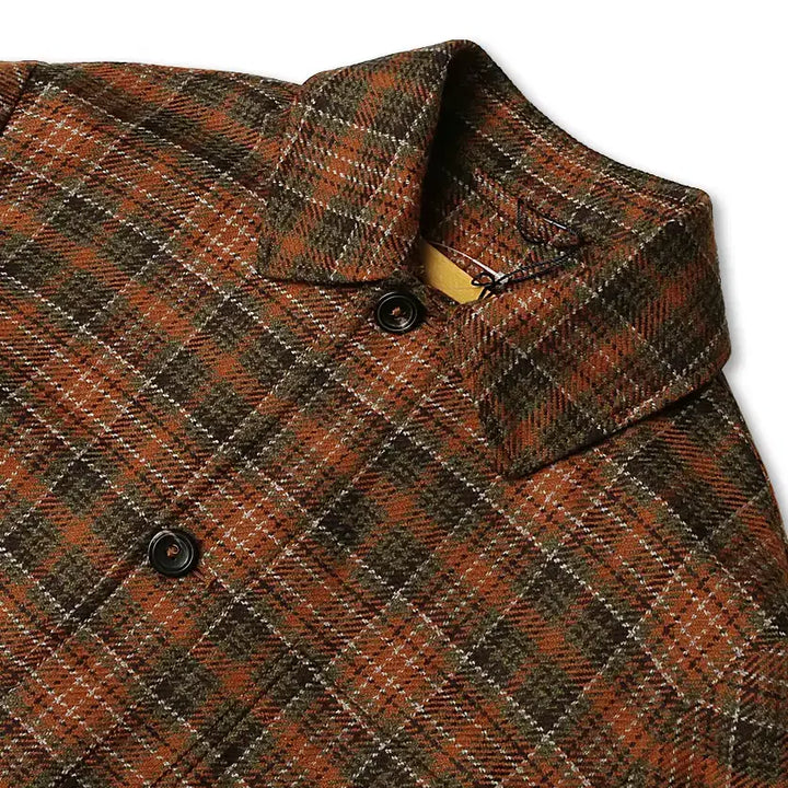 [BUNJANG] Montedoro Wool Cashmere Check Coverall Jacket / 48 몬테도로 [Montedoro] 울 캐시미어 체크 커버올 자켓