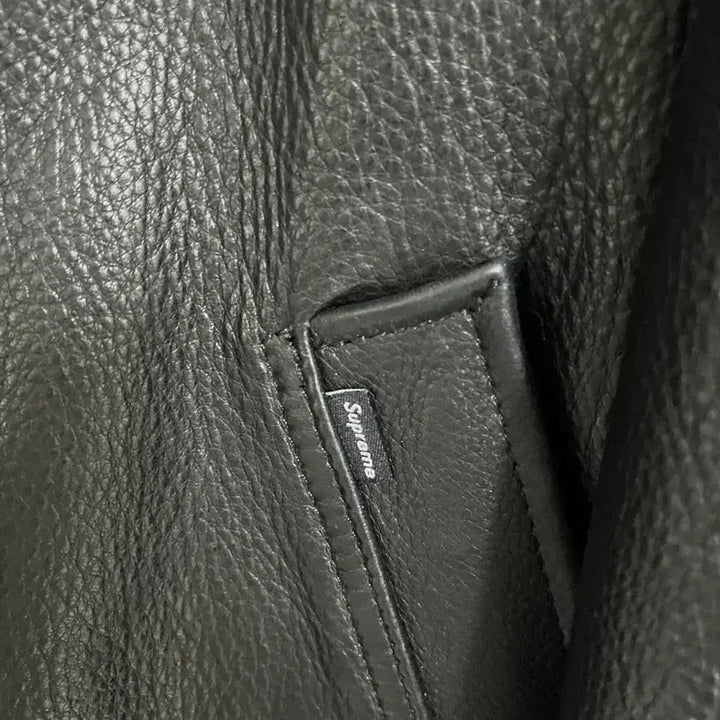 [BUNJANG] Supreme Leather Car Coat / 슈프림 쇼트 레더 카코트 XL