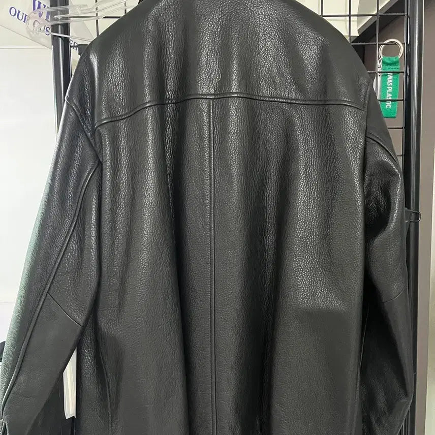 [BUNJANG] Supreme Leather Car Coat / 슈프림 쇼트 레더 카코트 XL