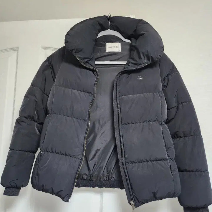 [BUNJANG] Lacoste Women's Padded Jacket Black / 라코스테 여성 패딩 블랙