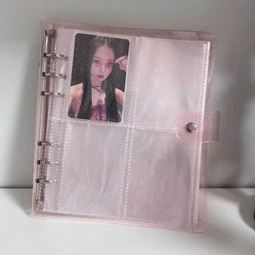 [BUNJANG] Photocard Binder Album / 6공 포카 바인더 앨범 글리터 핑크