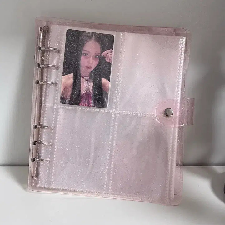 [BUNJANG] Photocard Binder Album / 6공 포카 바인더 앨범 글리터 핑크