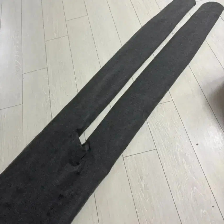 [BUNJANG] Basic Charcoal Fleece Stockings / 스타킹