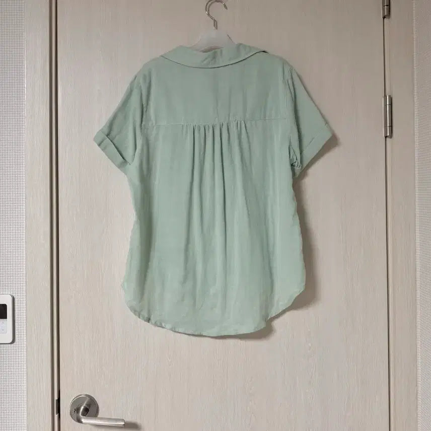 [BUNJANG] Rukh Mint Cotton Blouse / (택o) 루흐 민트 코튼 블라우스