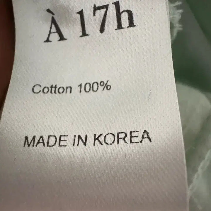 [BUNJANG] Rukh Mint Cotton Blouse / (택o) 루흐 민트 코튼 블라우스