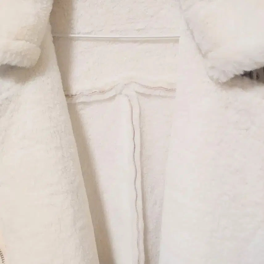 [BUNJANG] Suede Shearling Lined Cropped Jacket / 연베이지색 스웨이드 무스탕 부드러운 안감 털 여성 무스탕 여자 무스탕