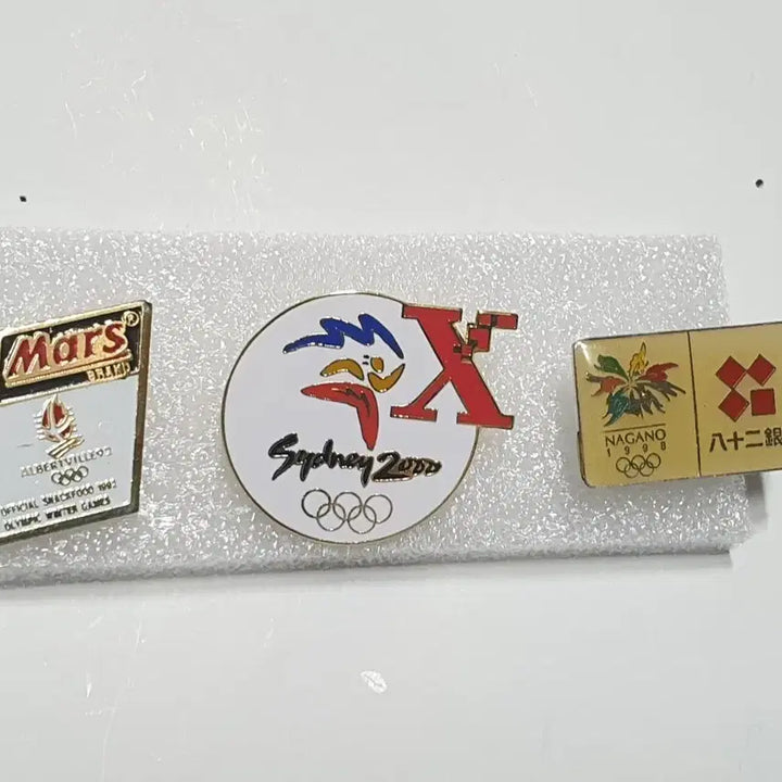 [BUNJANG] Olympic Commemorative Badges Set / 알베르빌/시드니/나가노 올림픽 기념 뱃지 3종
