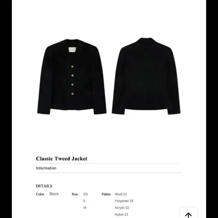 [BUNJANG] Flover Classic Tweed Jacket / 플로움 클래식 트위드 자켓