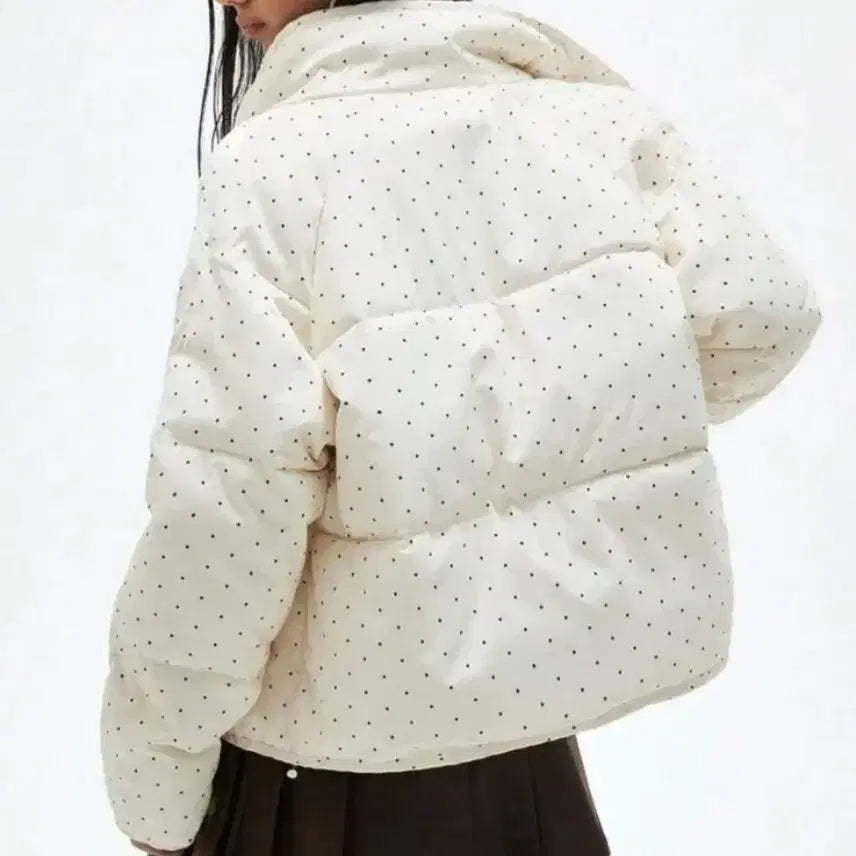 [BUNJANG] Dot Short Padded Jacket / 도트 패딩