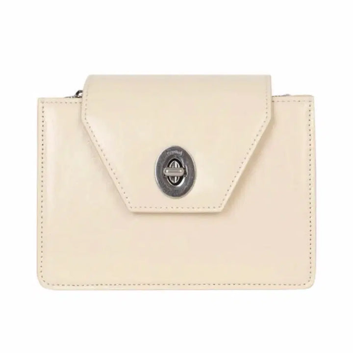 [BUNJANG] Kisnyning Travel Mini Bag Cream / 키시닝 여권백 트래블백