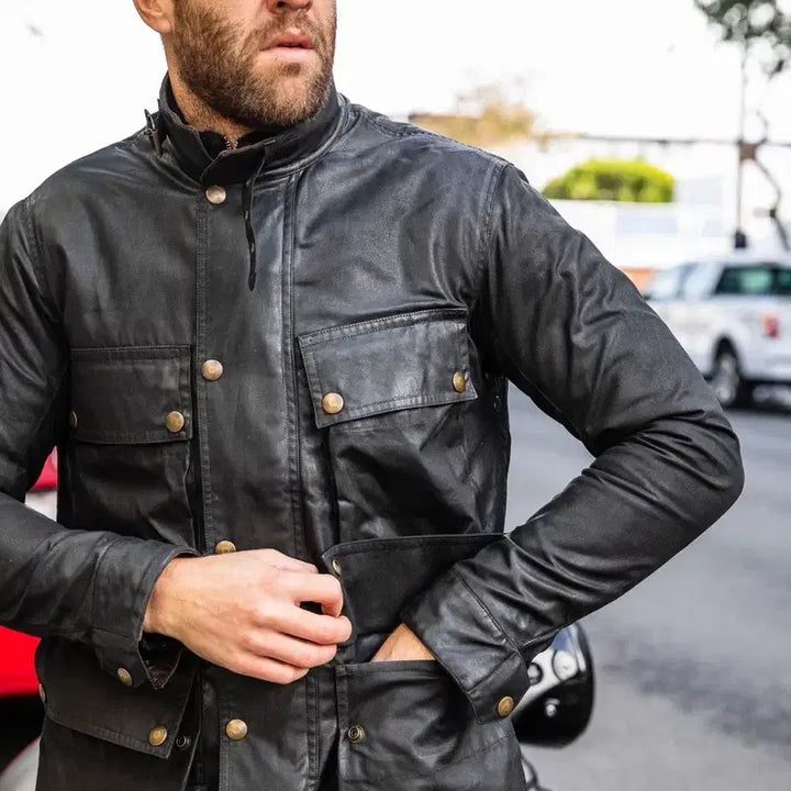 [SOLD OUT] 40) 어딕트 클로즈 ACVM 왁스드 코튼 BMC 자켓