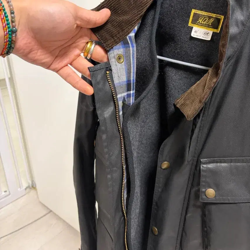 [SOLD OUT] 40) 어딕트 클로즈 ACVM 왁스드 코튼 BMC 자켓