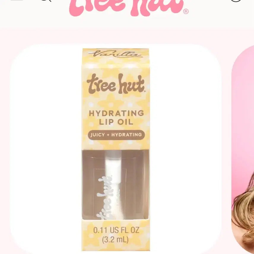 [BUNJANG] Tree Hut Lip Oil Strawberry & Vanilla Set / 직구템 트리헛 립오일 스트로베리, 바닐라 새상품