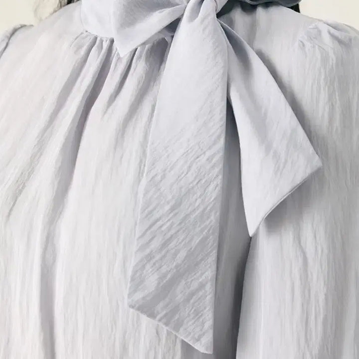 [BUNJANG] ROMEO Tie Blouse / 로엠 타이 블라우스