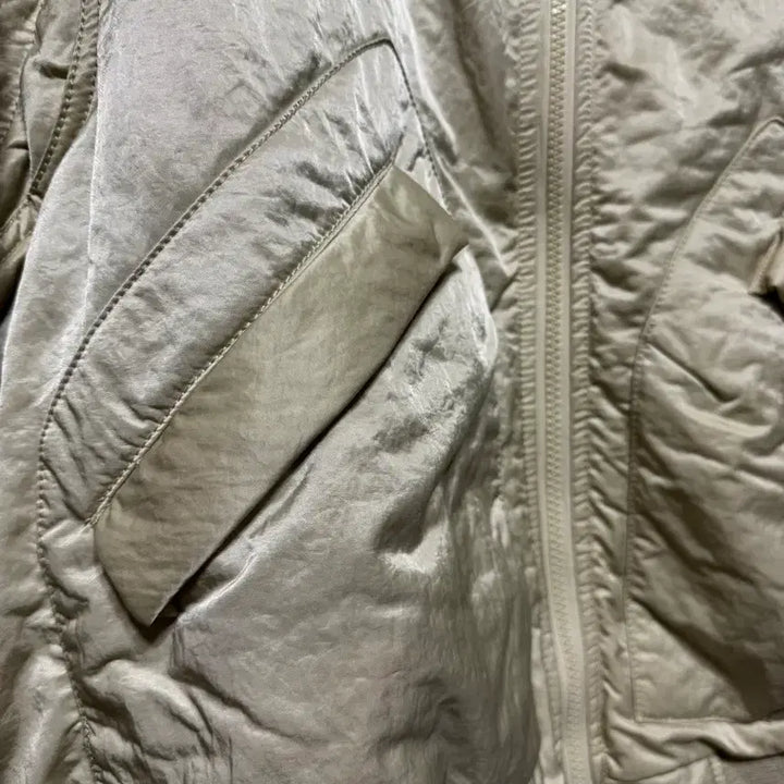 [BUNJANG] System Homme Crinkle Detail Detachable MA-1 Jacket / 95 시스템옴므 크링클 디테쳐블 MA-1 자켓