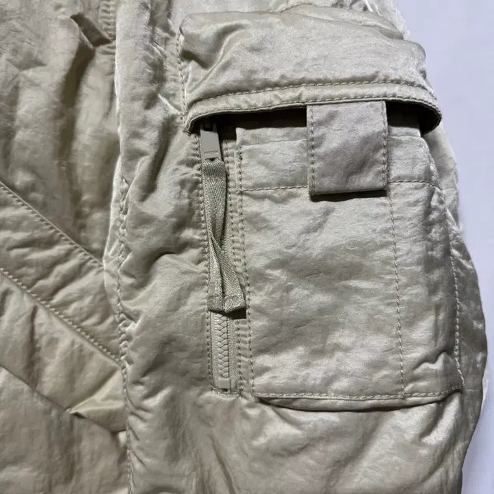[BUNJANG] System Homme Crinkle Detail Detachable MA-1 Jacket / 95 시스템옴므 크링클 디테쳐블 MA-1 자켓