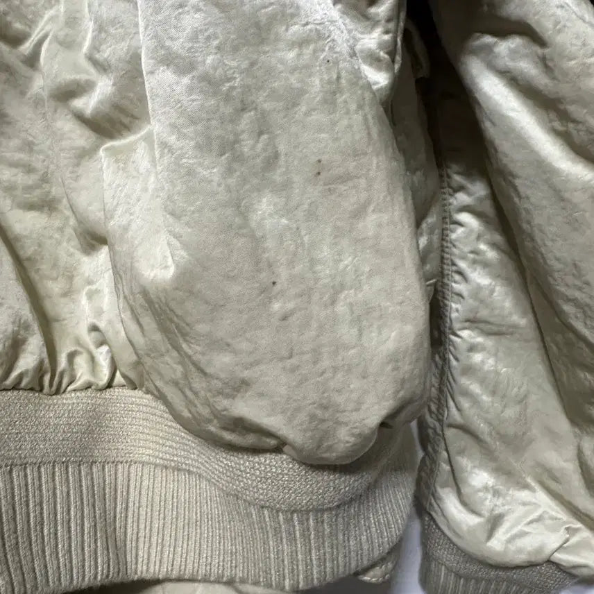 [BUNJANG] System Homme Crinkle Detail Detachable MA-1 Jacket / 95 시스템옴므 크링클 디테쳐블 MA-1 자켓