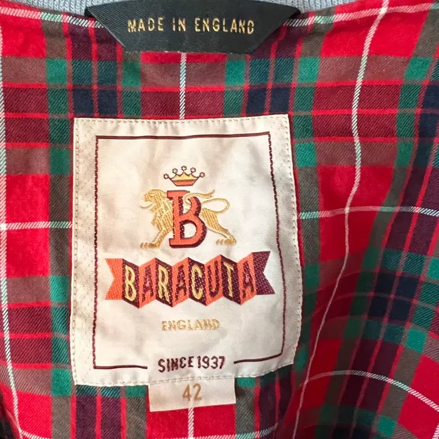 [BUNJANG] Baracuta G9 Harrington Jacket Cloud 42 / 바라쿠타 G9 해링턴 자켓 클라우드 42