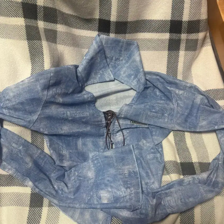 [SOLD OUT] 포르테나 로기 시스루 셔츠 블라우스