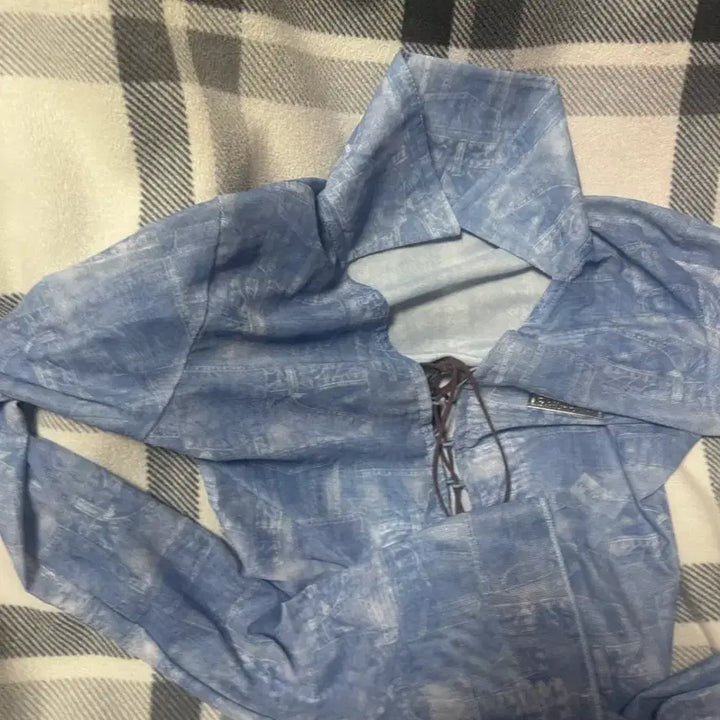 [SOLD OUT] 포르테나 로기 시스루 셔츠 블라우스