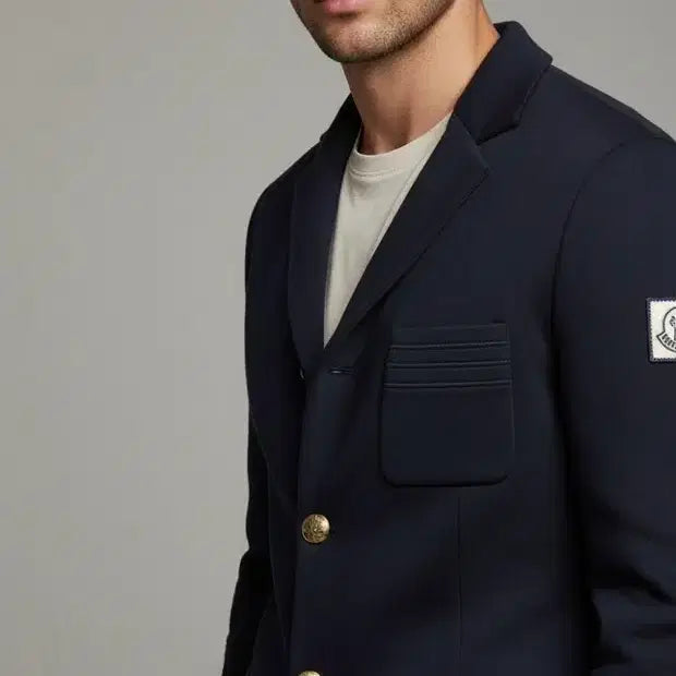 [BUNJANG] Moncler x Thom Browne Gamma Blazer / 95/ 몽클레어 톰브라운 감마 삼선 블레이저