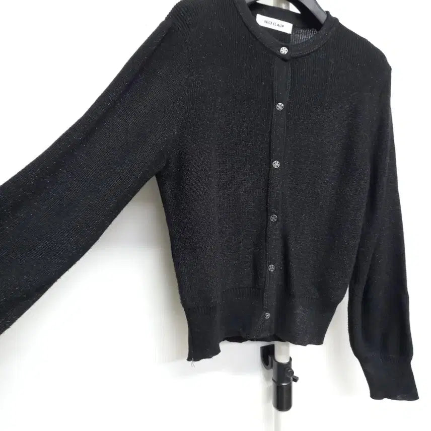 [BUNJANG] Nice Clab Spring Autumn Glitter Cardigan Free Size / 나이스클랍 춘추 글리터 가디건 F 33-66