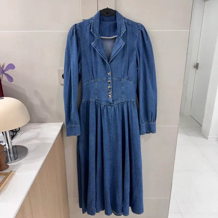 [BUNJANG] USA Denim Long Dress / USA 데님 롱원피스