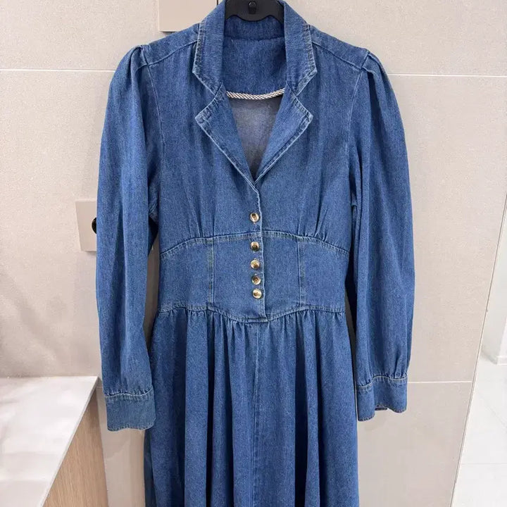[BUNJANG] USA Denim Long Dress / USA 데님 롱원피스