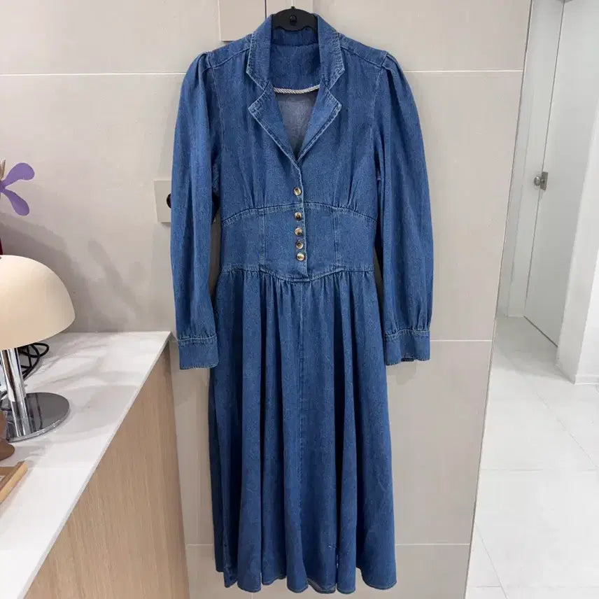 [BUNJANG] USA Denim Long Dress / USA 데님 롱원피스