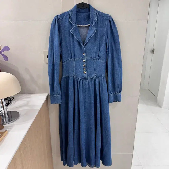[BUNJANG] USA Denim Long Dress / USA 데님 롱원피스
